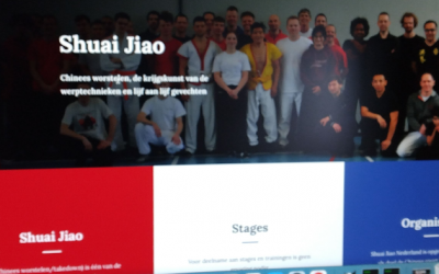 Shuai Jiao Nederland krijgt nieuwe website